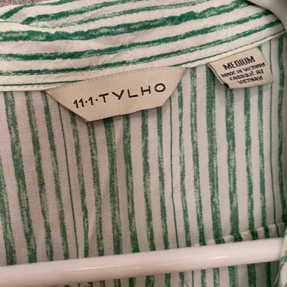 Green Striped Tunic - Picture 2 of 2